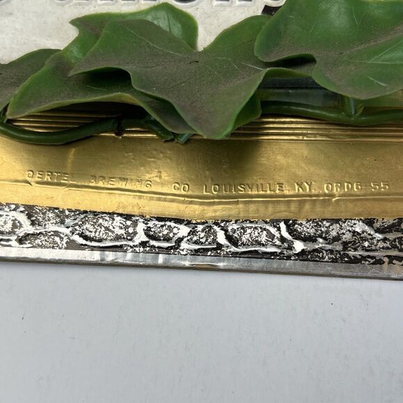 Vintage Oertel's Real Draft Beer Sign Relax You Are Among Friends Breweriana - Picture 11 of 16